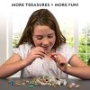 NATIONAL GEOGRAPHIC Gem Fossil Dig Kit - Mega Dig Kit for Kids with 10 Gemstone & 10 Fossil Specimens, Excavation Tools Included, Great STEM Activity for Curious Boys and Girls Who Love to Explore - Image 4
