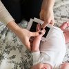 Pearhead Newborn Baby Handprint or Footprint “Clean-Touch” Ink Pad, 2 Uses, Black - Image 6
