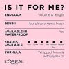 L'Oréal Paris Voluminous Lash Paradise Washable Mascara, Non-Smudging & Non-Clumping Formula for Long-Lasting Voluptuous Volume & Length, Blackest Black, 8.5 ml - Image 5